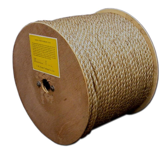 T.W. Evans Cordage 0.625-in x 300-ft Twisted Manila Rope (By-the-Roll) 25-055