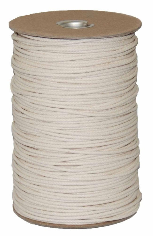 T.W. Evans Cordage 0.125-in x 3000-ft Braided Cotton Rope (By-the-Roll) 34-4404D