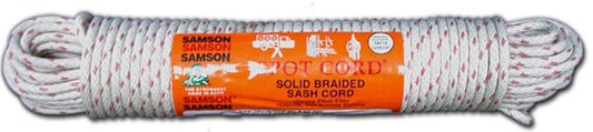 T.W. Evans Cordage 0.375-in x 100-ft Braided Cotton Rope (By-the-Roll) 001-140-05