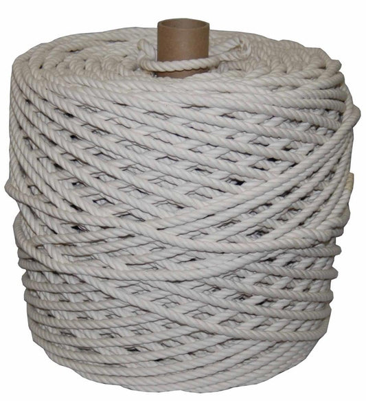 T.W. Evans Cordage 0.25-in x 1200-ft Twisted Cotton Rope (By-the-Roll) 29-003