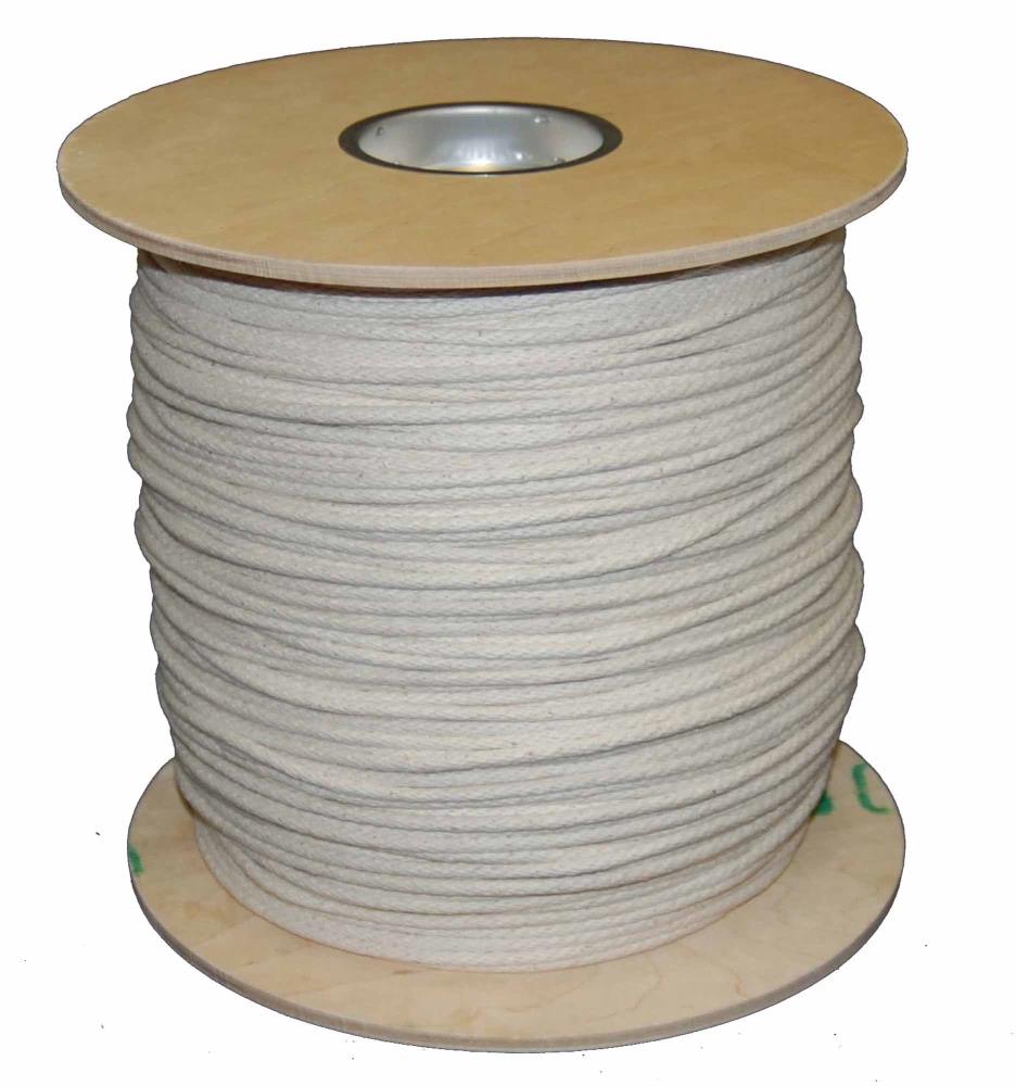 T.W. Evans Cordage 0.1875-in x 1200-ft Braided Cotton Rope (By-the-Roll) 46-067