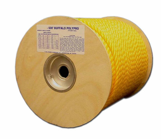 T.W. Evans Cordage 0.25-in x 3000-ft Twisted Polypropylene Rope (By-the-Roll) 80-017