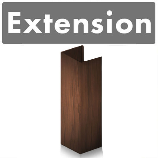 ZLINE KITCHEN & BATH Wall-Mounted range hood Flue extension Wood/walnut