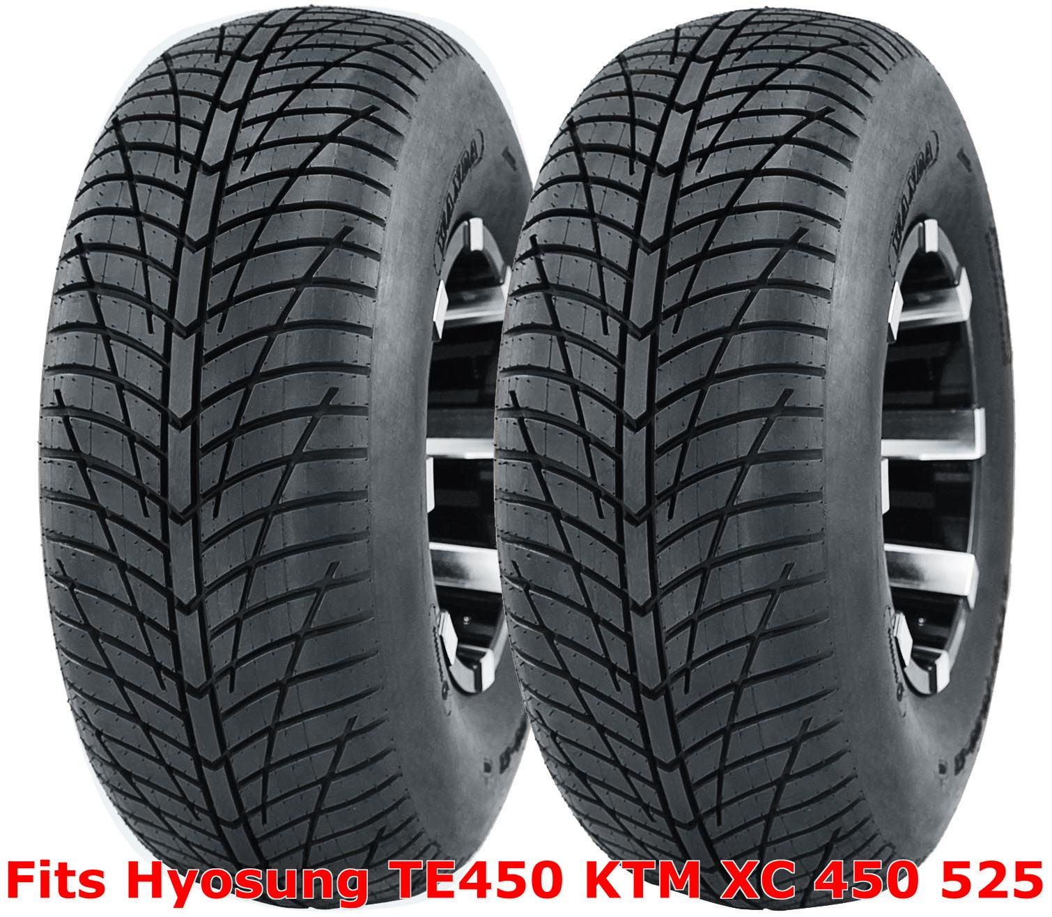 (2) Hyosung TE450 KTM XC 450 525 front 21x7-10 21x7x10 Hi-speed ATV tires