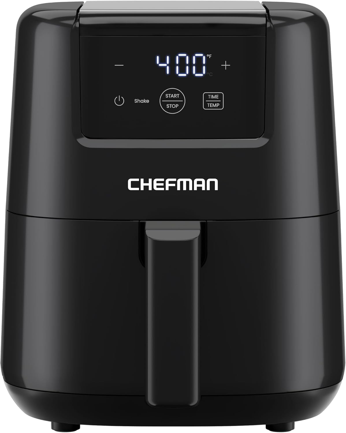 N00 2 Qt Mini Air Fryer - Digital Space-Saving Compact Air Fryer, Quick & Easy Meals, Digital Timer, Black