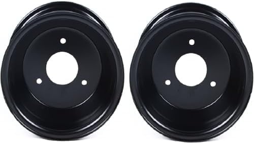 2 pieces 125cc ATV Wheel Tire Rim 7 Inch Rim 3 Holes Wheel Hub for Tire 16x8-7 Wheel Rim 3 lug (2)