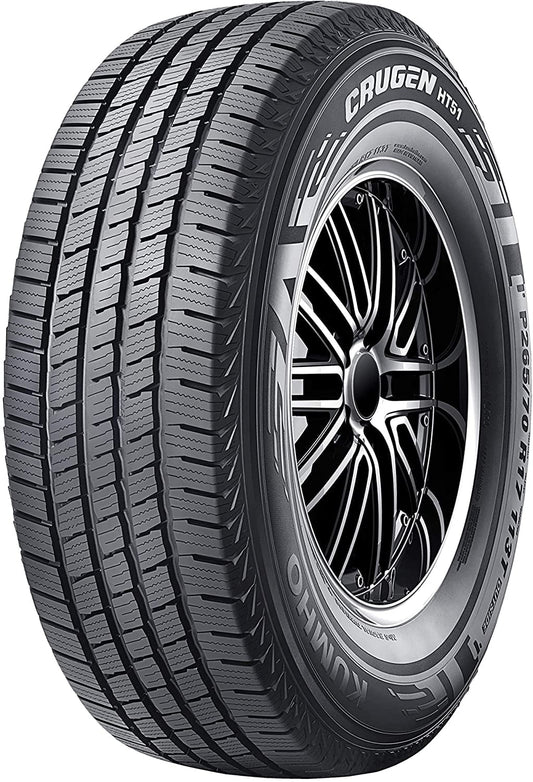 235/75R17 Kumho Crugen HT51 109T SL/4 Ply BSW Tire Fits: 2004-08 Ford F-150 XLT, 2010-14 Ford F-150 XLT