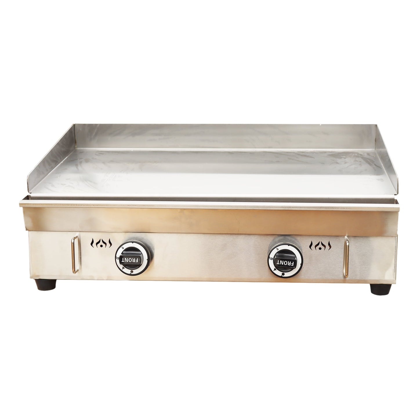 28.94"x16.14" LPG Gas Grill Griddle Hot Flat Plate Cooking Stove Commercial BBQ Teppanyaki Grill with Adjustable 122℉-572℉ Temperature Control
