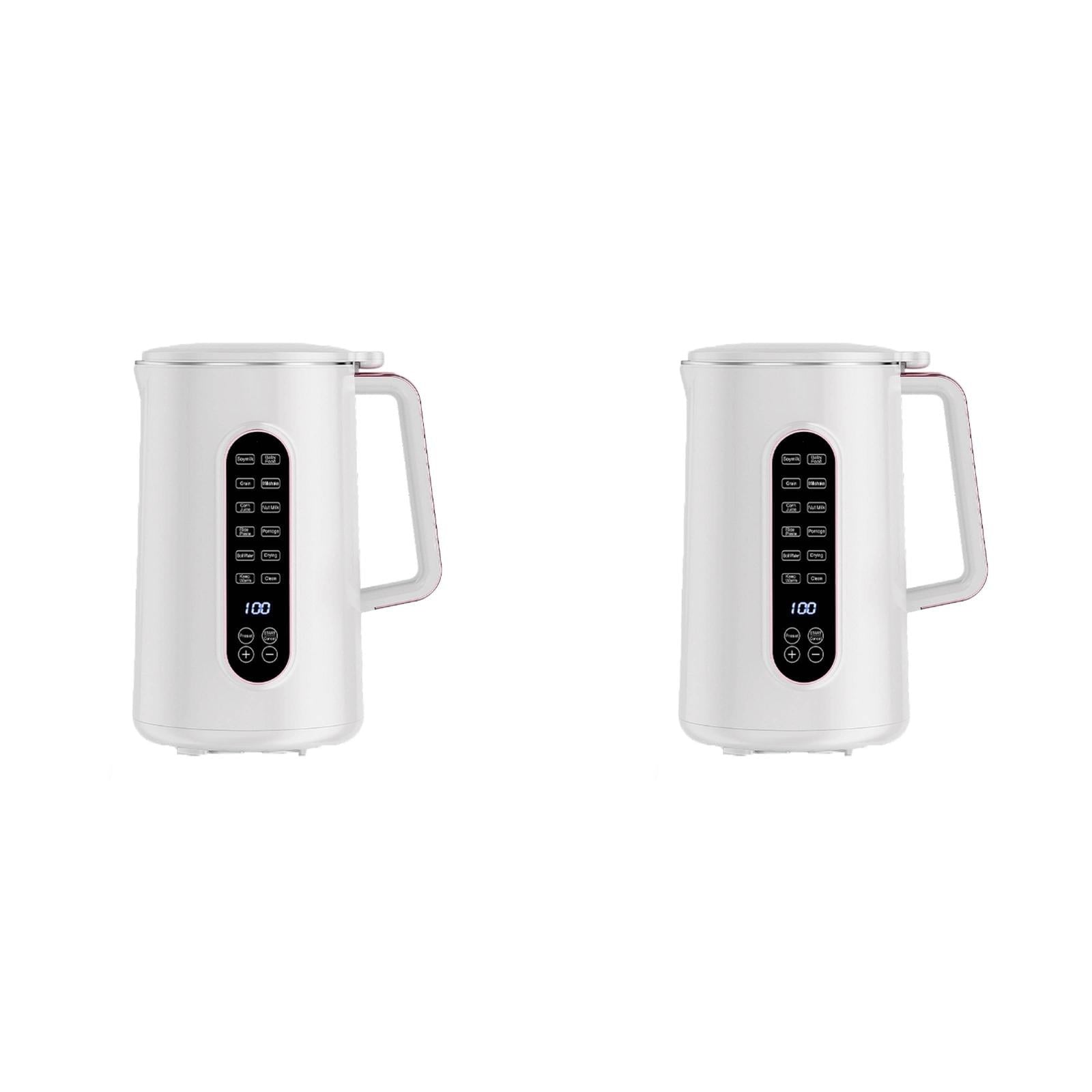 2Pcs Machine Nut Milk Maker Machine 33Oz Soymilk Oat Almond Milk Maker Machine 8 In 1 Automatic Nut Milk Maker Milk Machine No Straining Food Blender