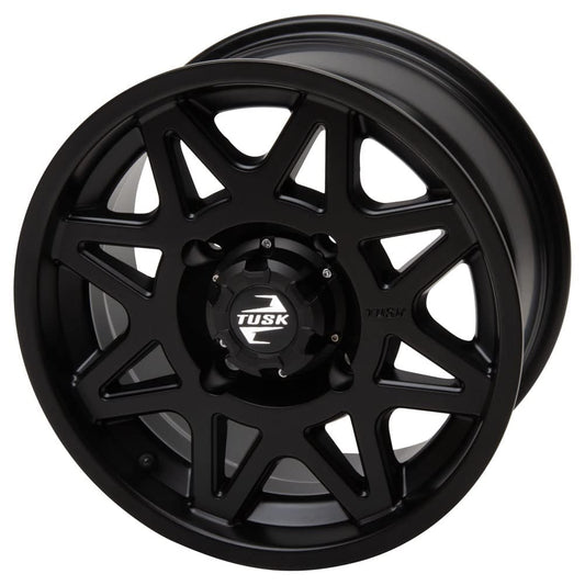 4/137 Tusk Tintic Wheel 14x7 4.0 + 3.0 Matte Black For Can-Am Outlander 570 Mossy Oak 2022