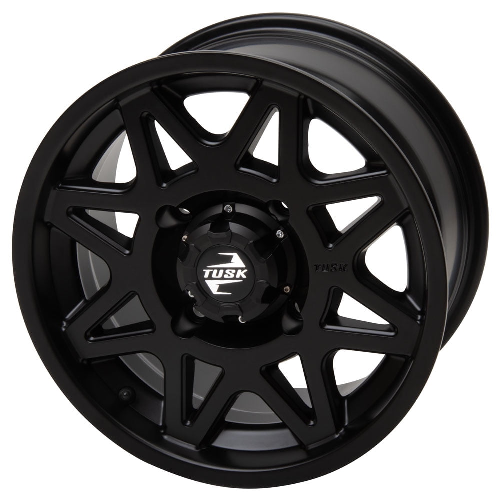4/156 Tusk Tintic Wheel 14x7 4.0 + 3.0 Matte Black For Kawasaki Teryx KRX4 1000 Lifted Edition 2025