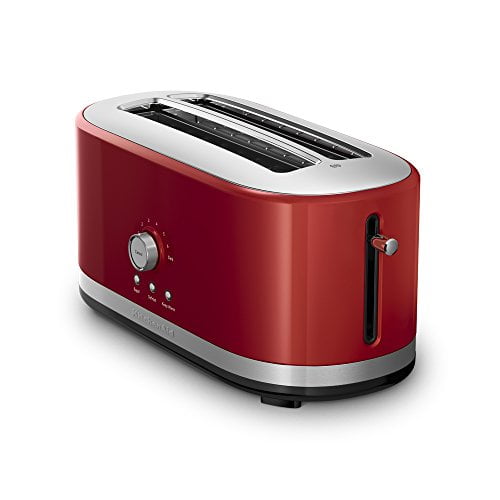 4 Slice Long Slot Toaster with High Lift Lever, Empire Red