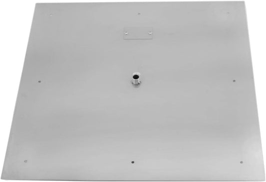 Blaze Outdoor Products Firenado 24-Inch Flat Square Stainless Steel Burner Pan - FN-24FLT-SQP