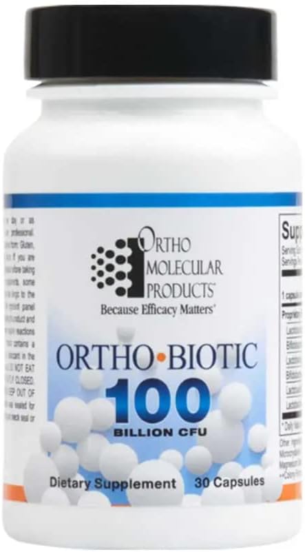 Ortho Molecular - Ortho Biotic 100 Billion CFU - 30 Capsules