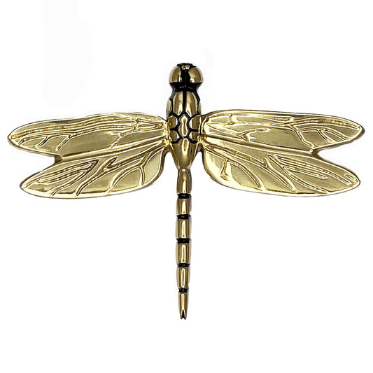 Michael Healy Unique Door Knocker, Polished Brass, 6-in Length, Solid Brass Material, Easy Surface Installation MH1011