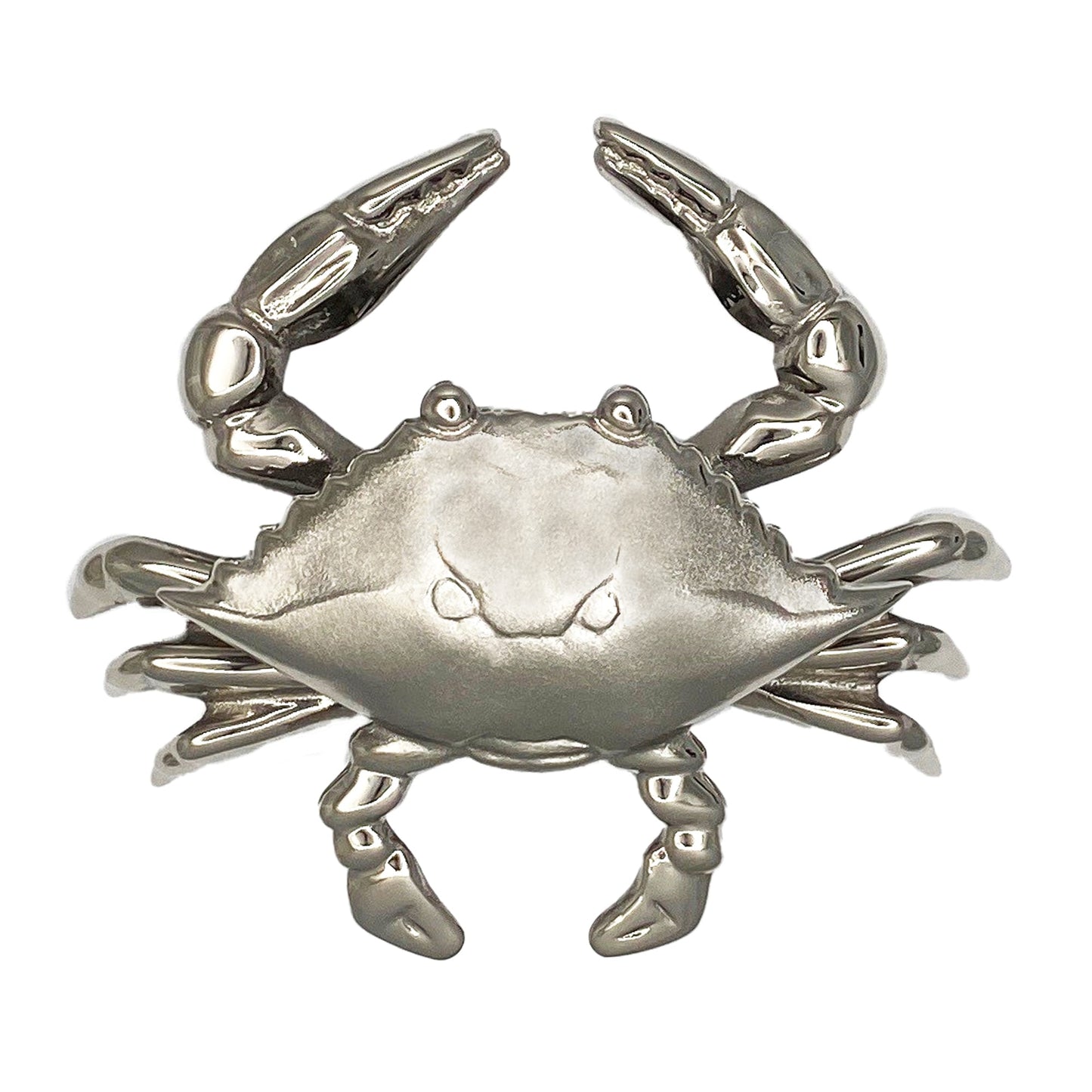 Michael Healy Unique Door Knockers 6-in Solid Brass Door Knocker in Nickel Silver Finish, Brushed Hardware MH1153