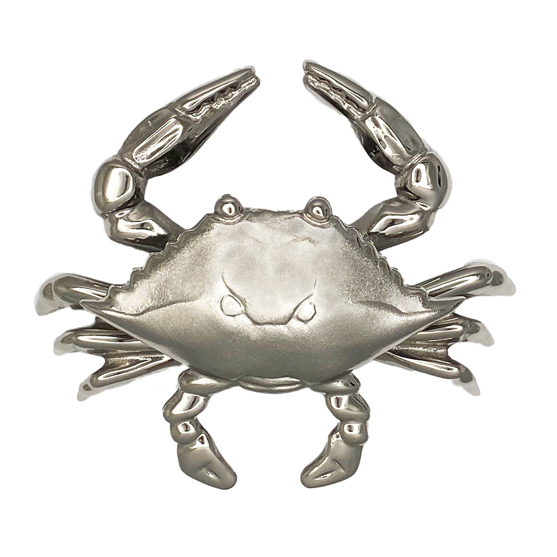 Michael Healy Unique Door Knockers 6-in Solid Brass Door Knocker in Nickel Silver Finish, Brushed Hardware MH1153