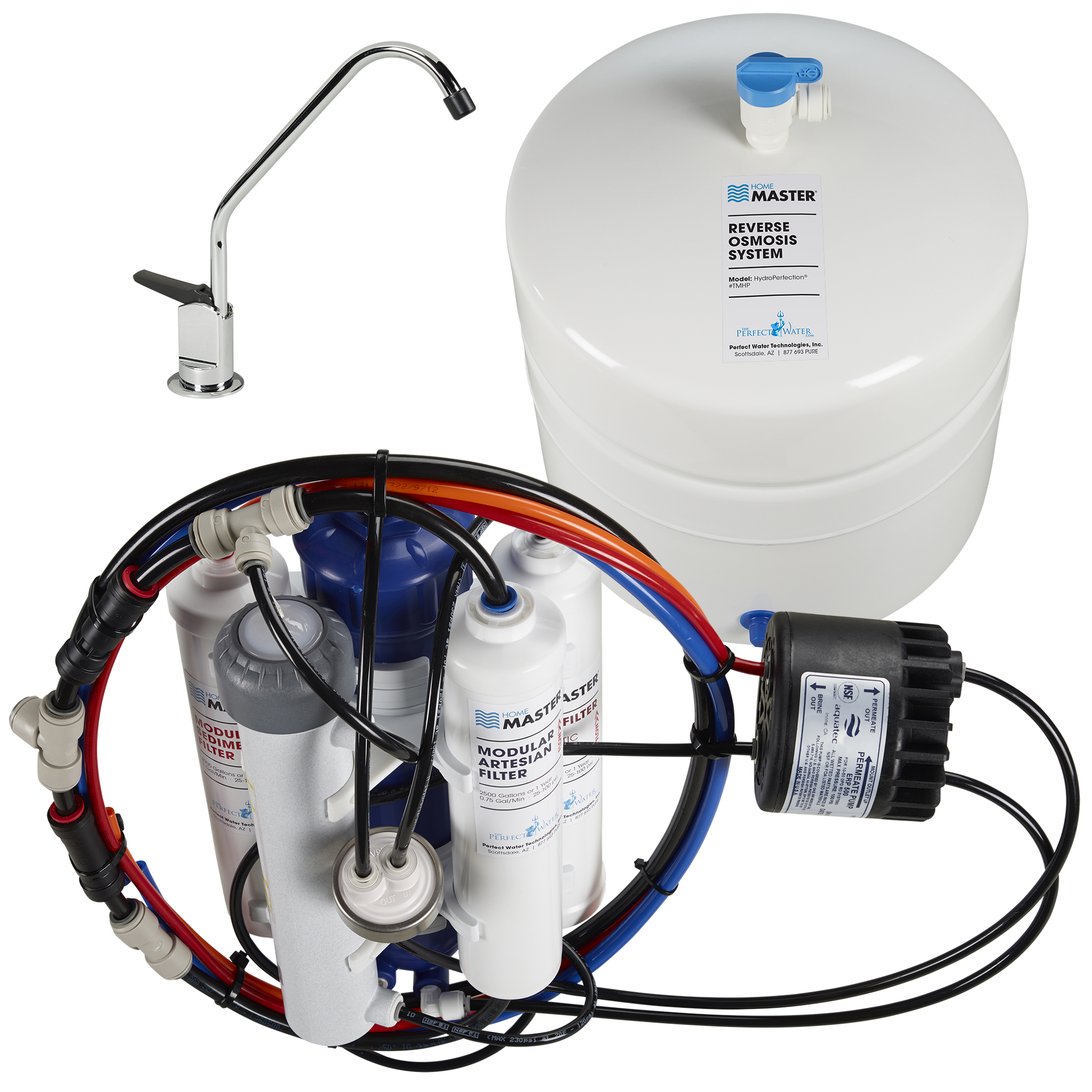 Home Master 9-stage Multi-method Reverse Osmosis Filtration System