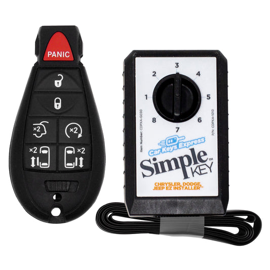 Car Keys Express Black Fobik Brass Automotive Key Blank CDFO-E7RHZ0SK