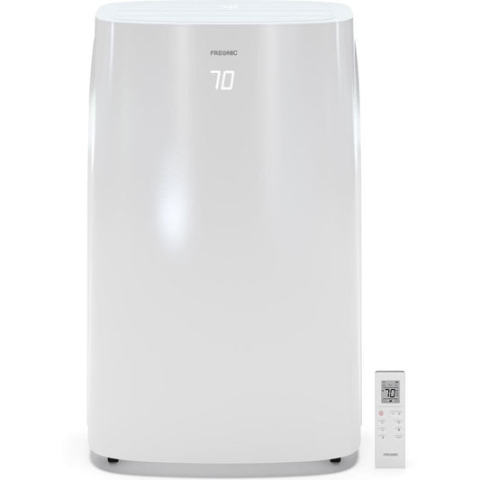 Freonic 10000-BTU DOE (115-Volt) White Vented Portable Air Conditioner with Remote Cools 450-sq ft FHCP101AKR
