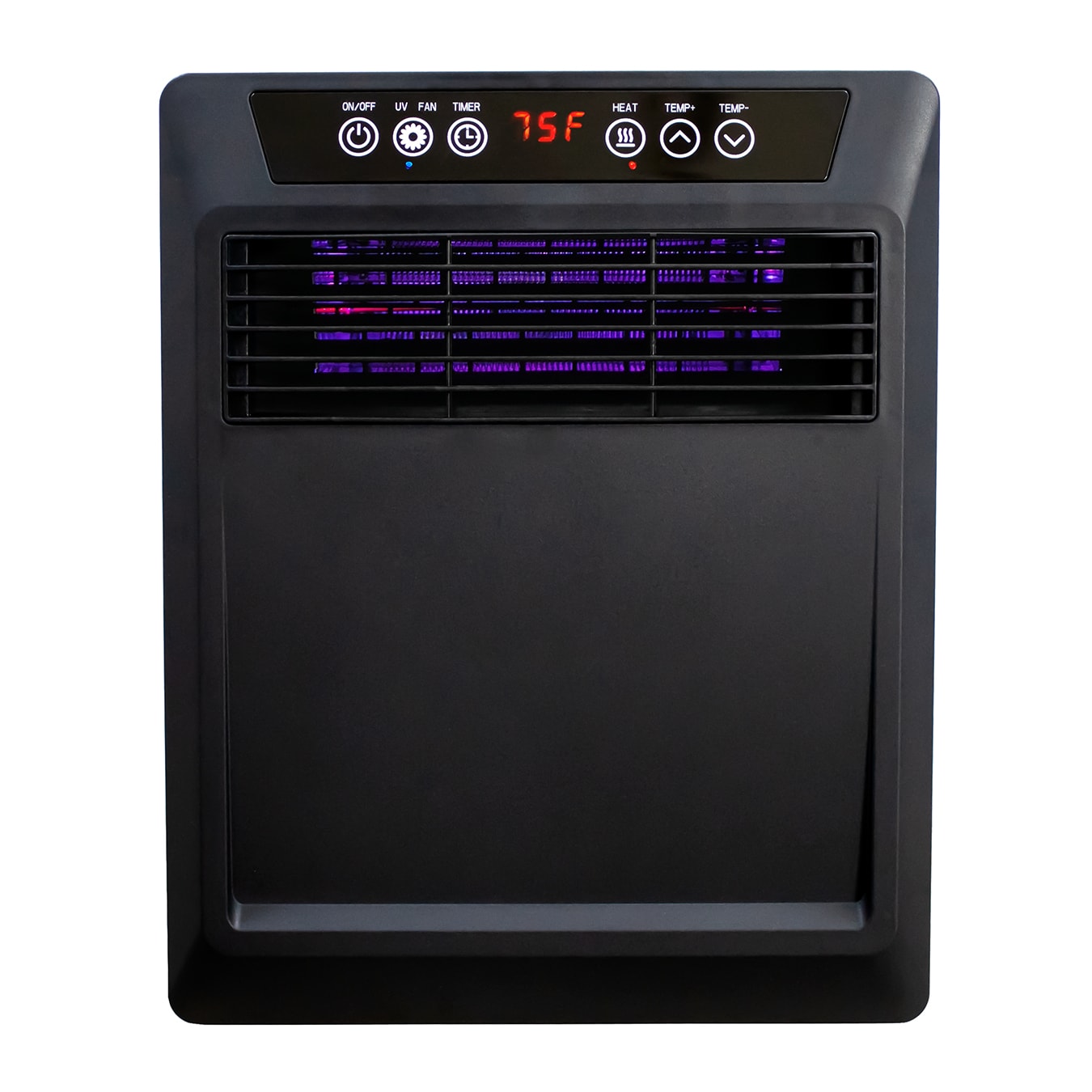 Hearth & Home Dynamics Up to 1500-Watt Mica Panel Cabinet Indoor Electric Space Heater with Thermostat and Remote Included UV1500