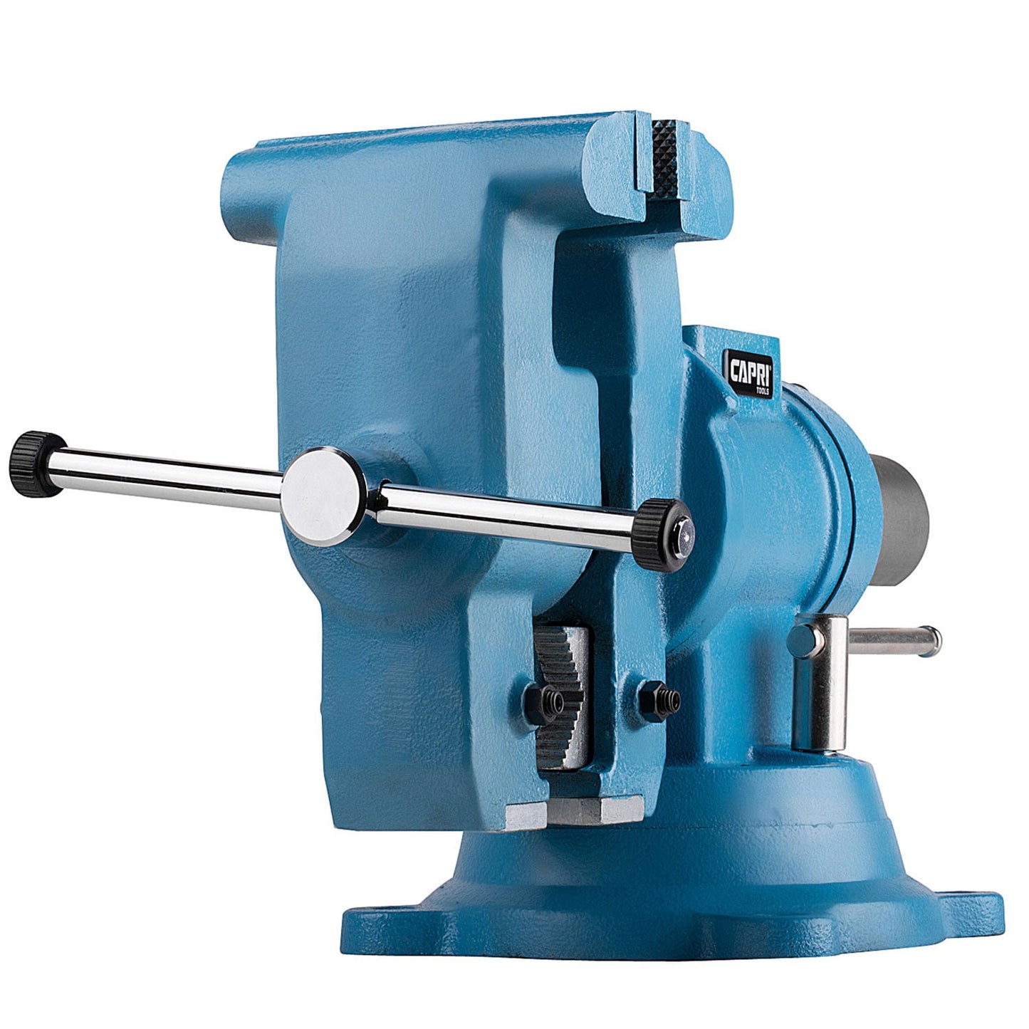 Capri Tools 6-in Ductile Iron Bench Vise, 9000 lbs. Clamping Force, 4.2-in Throat Depth CP10519W