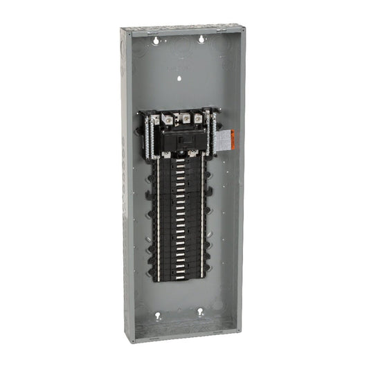 Square D QO 200-Amp 42-Spaces 42-Circuit Indoor Convertible Main Breaker Panel Plug-on Neutral Load Center (Value Pack) QO42M200PCVP