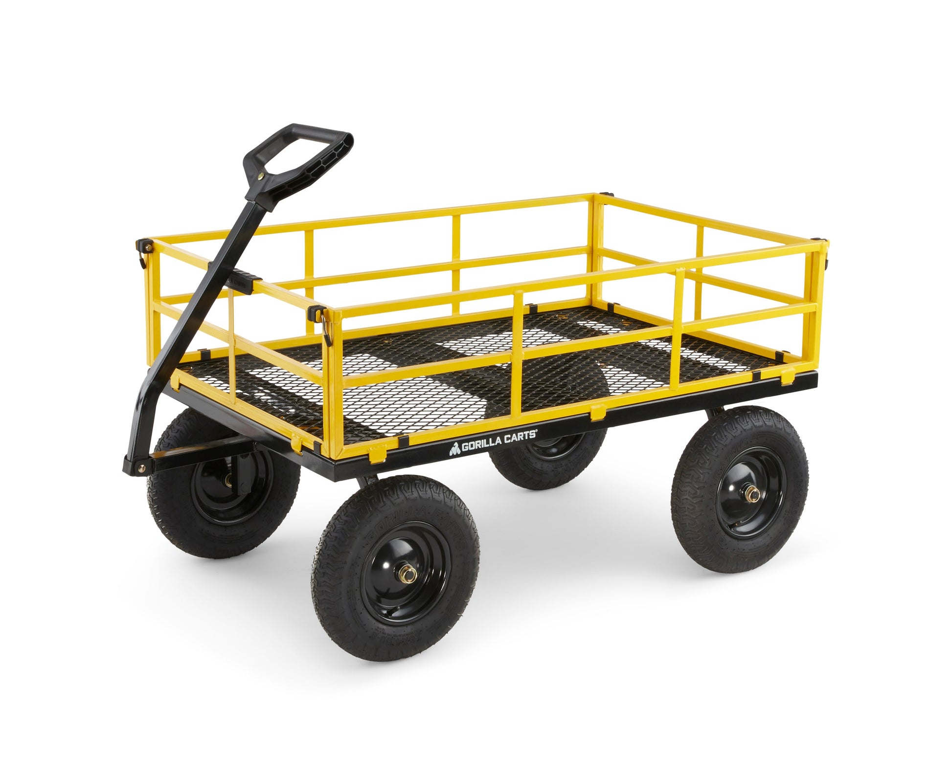 Gorilla Carts 12-cu ft Steel Yard Cart