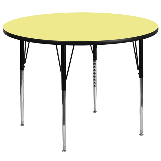 Flash Furniture Wren Yellow Round Kid's Play Table