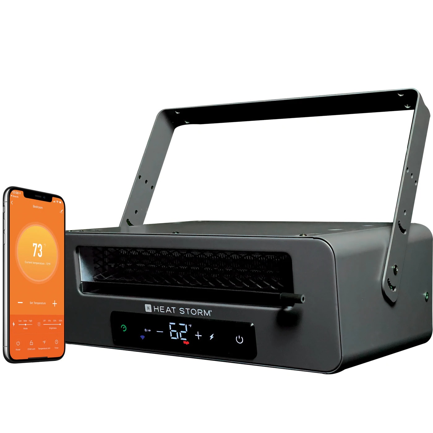 Heat Storm Up to 6000-Watt Infrared Electric Garage Heater with Thermostat and Energy Saving Setting HS-6000-GC