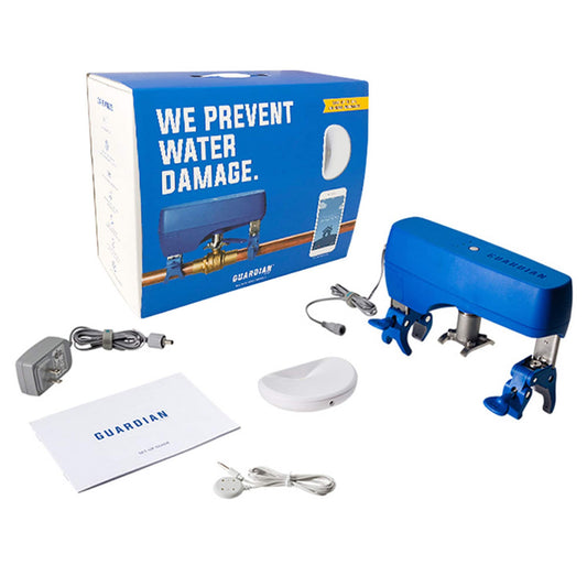 Guardian Indoor Water Leak Detector with Automatic Shut-off Valve KGLPS1-1