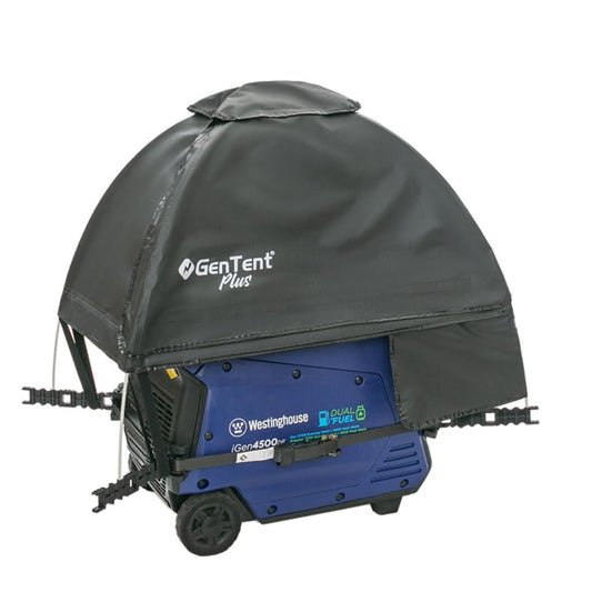 GenTent Inverter Kit (Plus, Black) For Encased Inverter Generators Generator Cover GTOICSMPBK