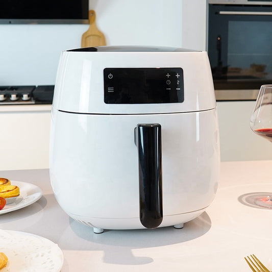 4L Smart Air Fryer with APP Control, 1500W Digital Airfryer with Nonstick Basket, 8 Presets, Auto Shut-Off & Preheat for Healthy Frying, Baking, Roasting (Black)