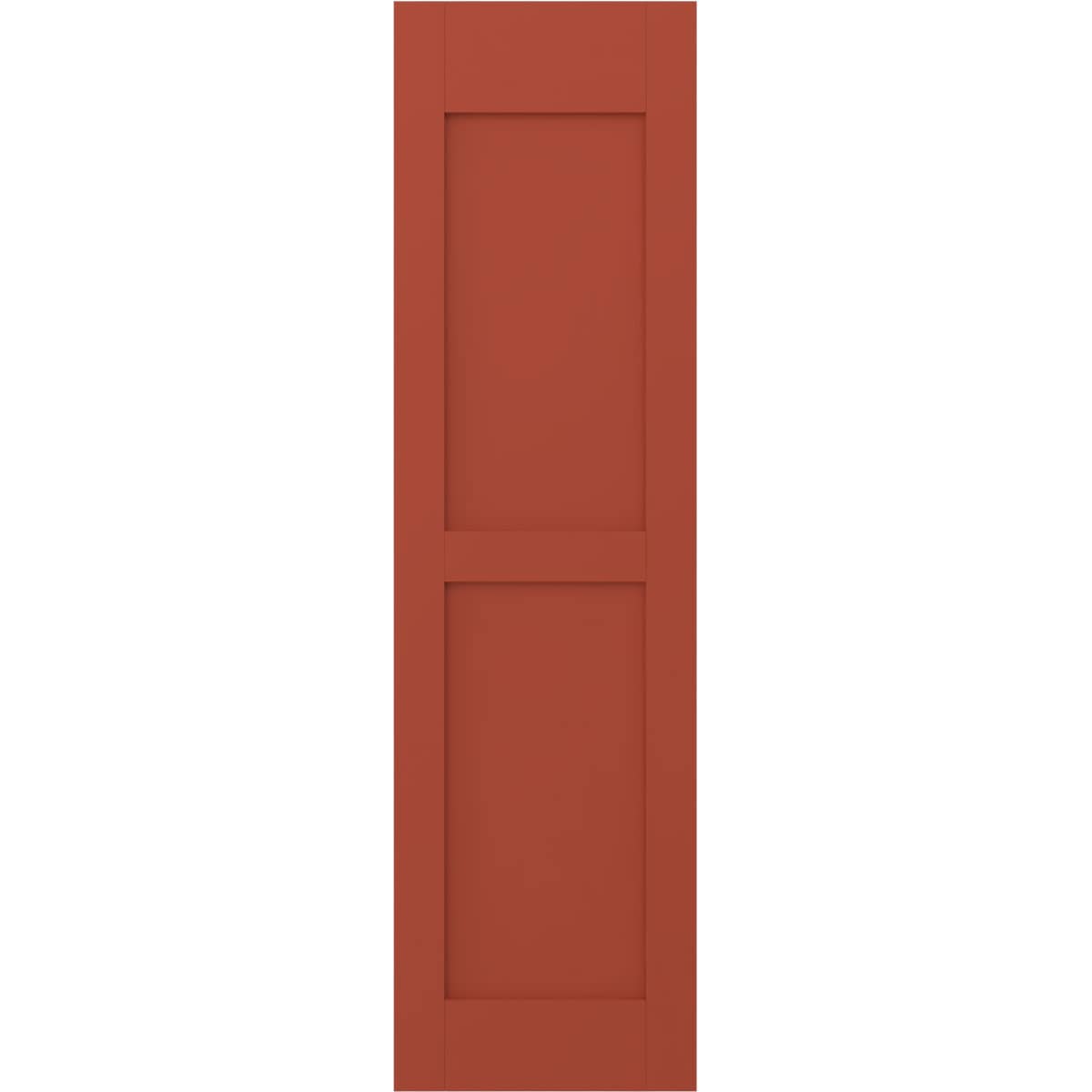 Ekena Millwork 15-in W x 59-in H Colorful Leaves Paintable/Stainable Flat panel Wood Exterior Shutters ( 2 -Pack )