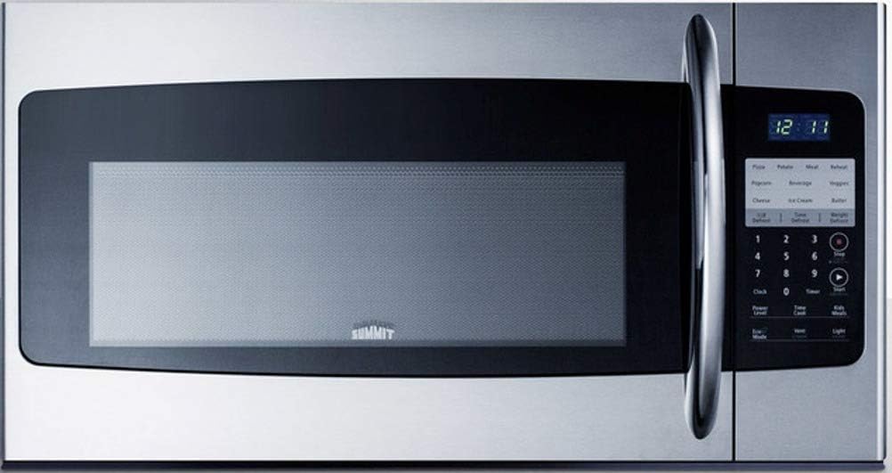 Summit 30\u201D Over The Range Microwave, 1.6 cu.ft., Stainless Steel- OTRSS301