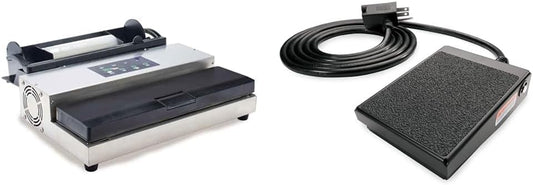 LEM MaxVac 500 Vacuum Sealer with Bag Holder & Cutter & Grinder Foot Switch