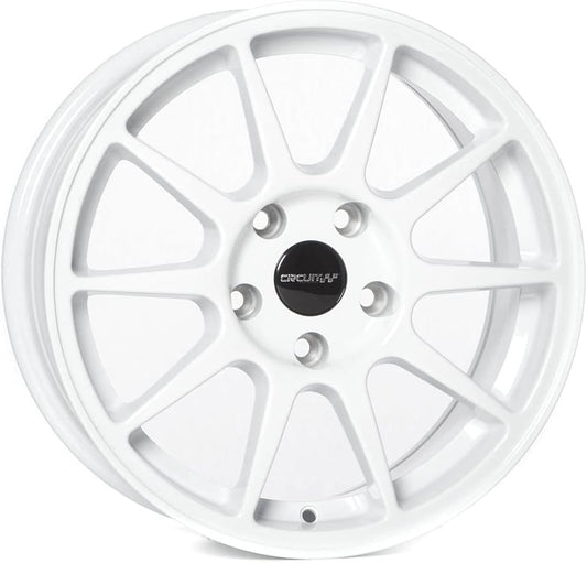 Circuit Performance CP23 16×7 Gloss White 5×114.3 [+35mm] Wheels JDM Type R Style