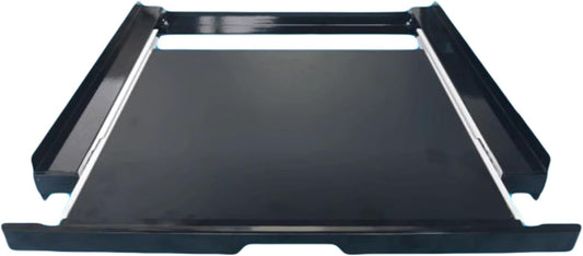 GLGLG Washer Dryer Stacking Kit, Washer Dryer Laundry Stacking kit with Pull Out Shelf Appliance Frame connectors Combination, Space-Saving, Robust, Assembly Required,Black