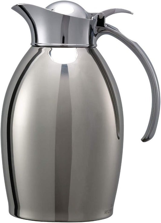 Service Ideas 981C10PS Carafe, 1 Liter Capacity, Polished Finish, (Case of 6)