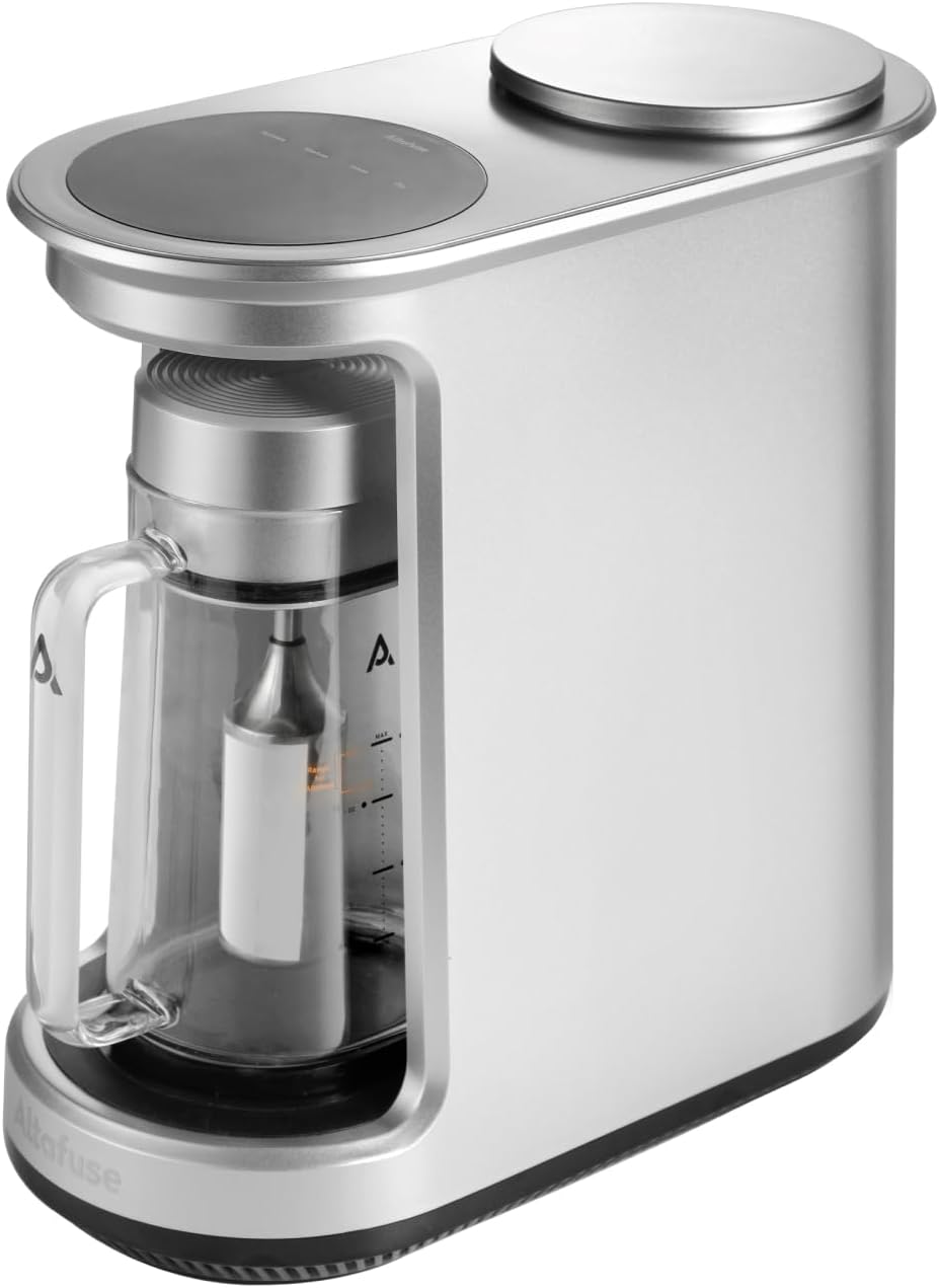 Altafuse Ultrasonic Decarboxylator & Herbal Infusion Machine with Built-In Scale, Odor-Reducing Airtight Lid, Large Capacity, Dishwasher-Safe, Touchscreen \u2014 Infuse Oils, Butter, Honey, ALTA 1, Infuser