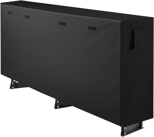 Firewood Rack with Cover, 8ft Log Holder - 1/2 Cord Capacity, Heavy Duty Steel, Waterproof, Powder Coated for Outdoor Fireplace Wood Storage