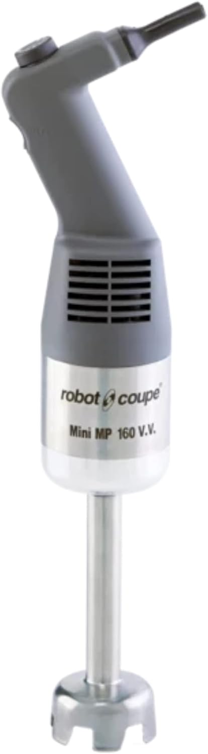 Robot Coupe MMP160VV 7 Inch Mini Power Mixer,Variable Speed Immersion Blender, 1\/3 HP, 120v (MINI MP 160 V.V.)