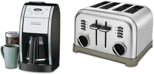 Cuisinart Coffee Bundle with Grind & Brew Coffeemaker, Toaster Oven & Accessories
