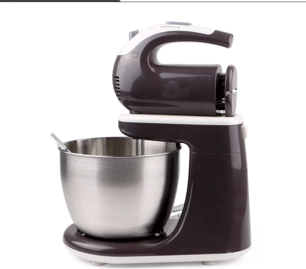 Egg Beater Blender with 3L Stainless Steel Basin, 300W High Power, 5-Speed Control Double Plate Design Cooking Machine