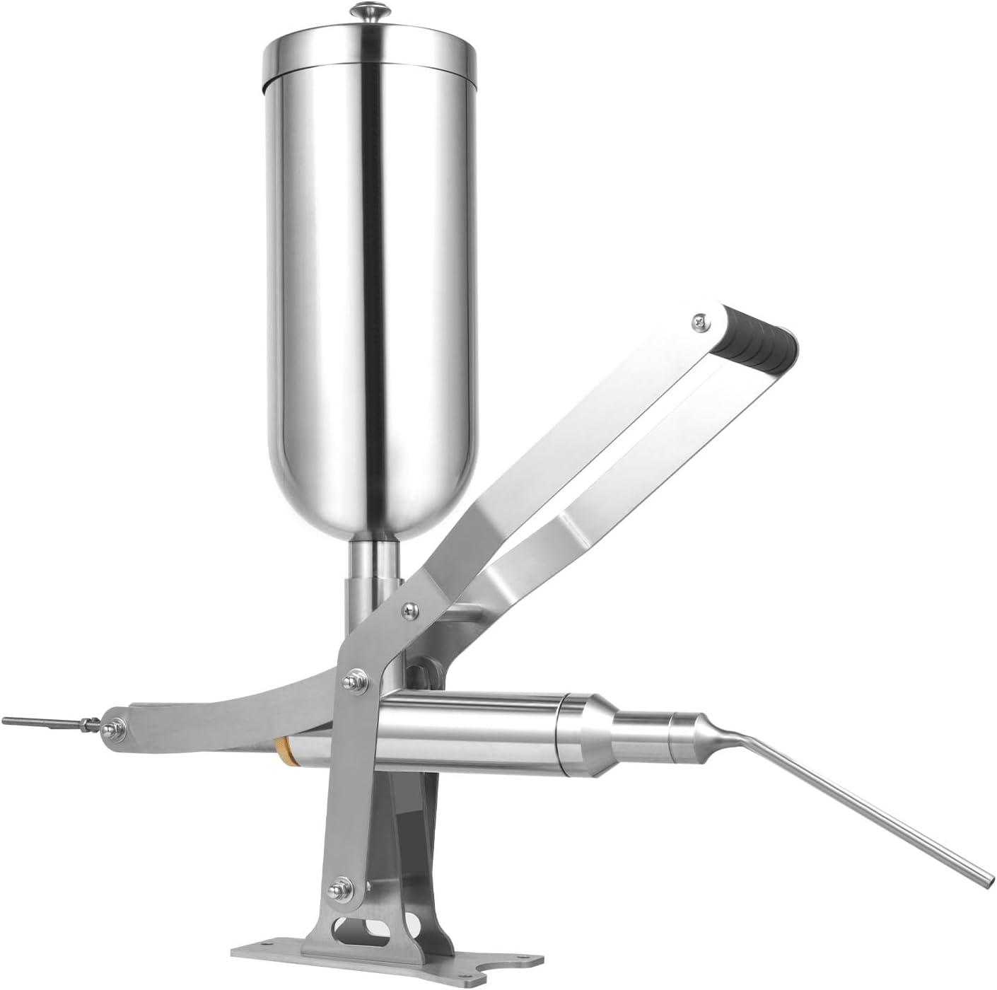 SHZICMY Manual Donut Filling Machine, 304 Stainless Steel Cream Injector Jam Dispenser Paste Filler, 5.28qt Churros Filler Jelly Cream Filling Machine for Home Restaurant Cafeteria Bakery