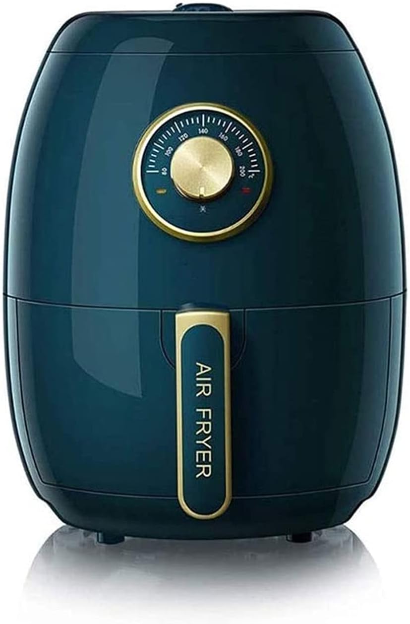 HHWKSJ 3L Air Fryer, Large Family Size Electric Hot Air Fryers XL Oven Oilless Cooker, Nonstick Detachable Basket, 1350W (Blue)