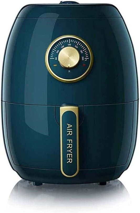 HHWKSJ 3L Air Fryer, Large Family Size Electric Hot Air Fryers XL Oven Oilless Cooker, Nonstick Detachable Basket, 1350W (Blue)