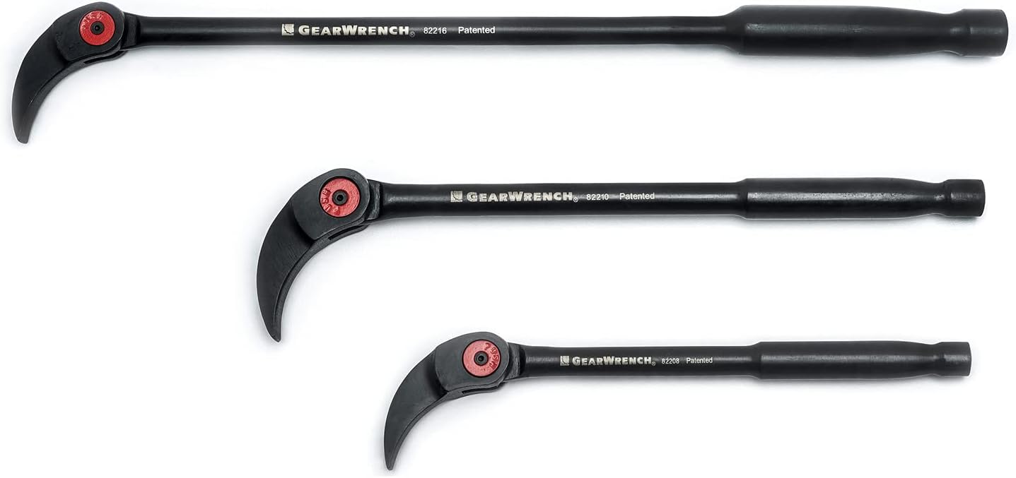 GEARWRENCH 3 Pc. Indexing Pry Bar Set 8", 10" & 16" - 82301D