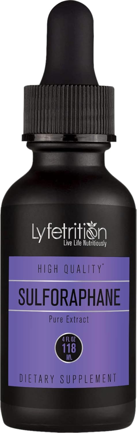 Activated & Stabilized Sulforaphane 540mg,4 Oz Liquid,220 Servings,Made in USA,Quick Absorption,Quality Potent Ingredients,Third-Party Tested,Non-GMO,GMP Certified,Cruelty-Free Products