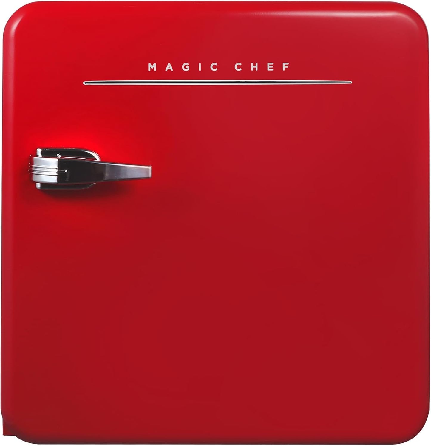 Magic Chef 1.6 cu. ft. Retro Mini Refrigerator in Red, Without Freezer